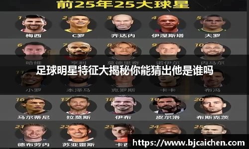 足球明星特征大揭秘你能猜出他是谁吗